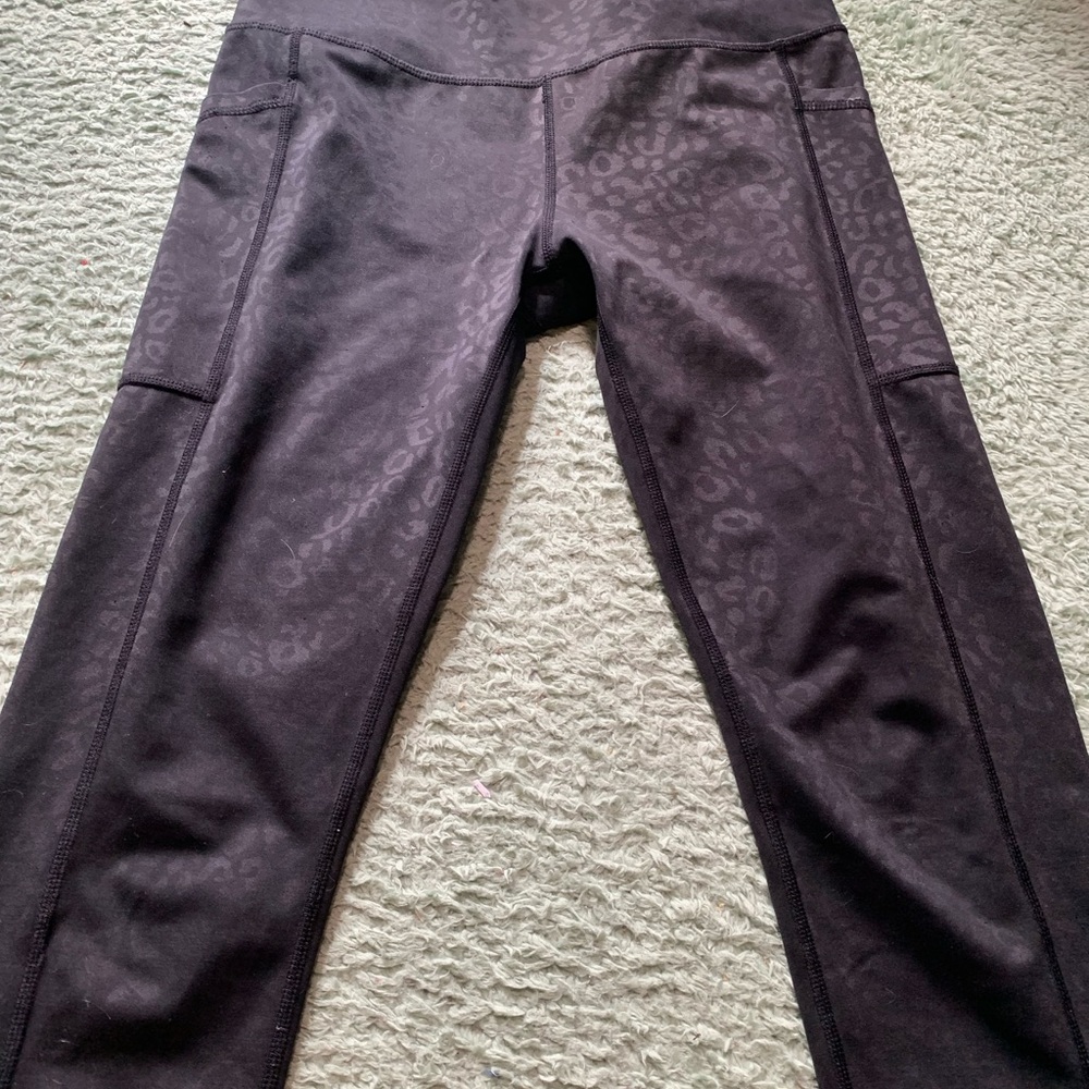 Constantly Varied Gear Black Leopard-Print Performance Leggings